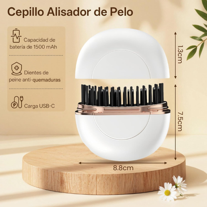 Cepillo Alisador de Cabello Portátil