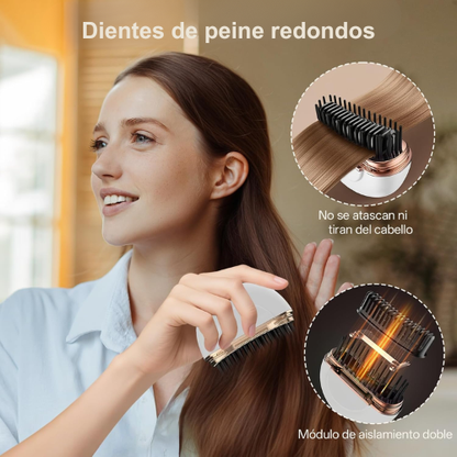 Cepillo Alisador de Cabello Portátil